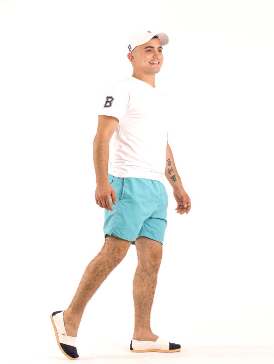 Short Baño - celeste 