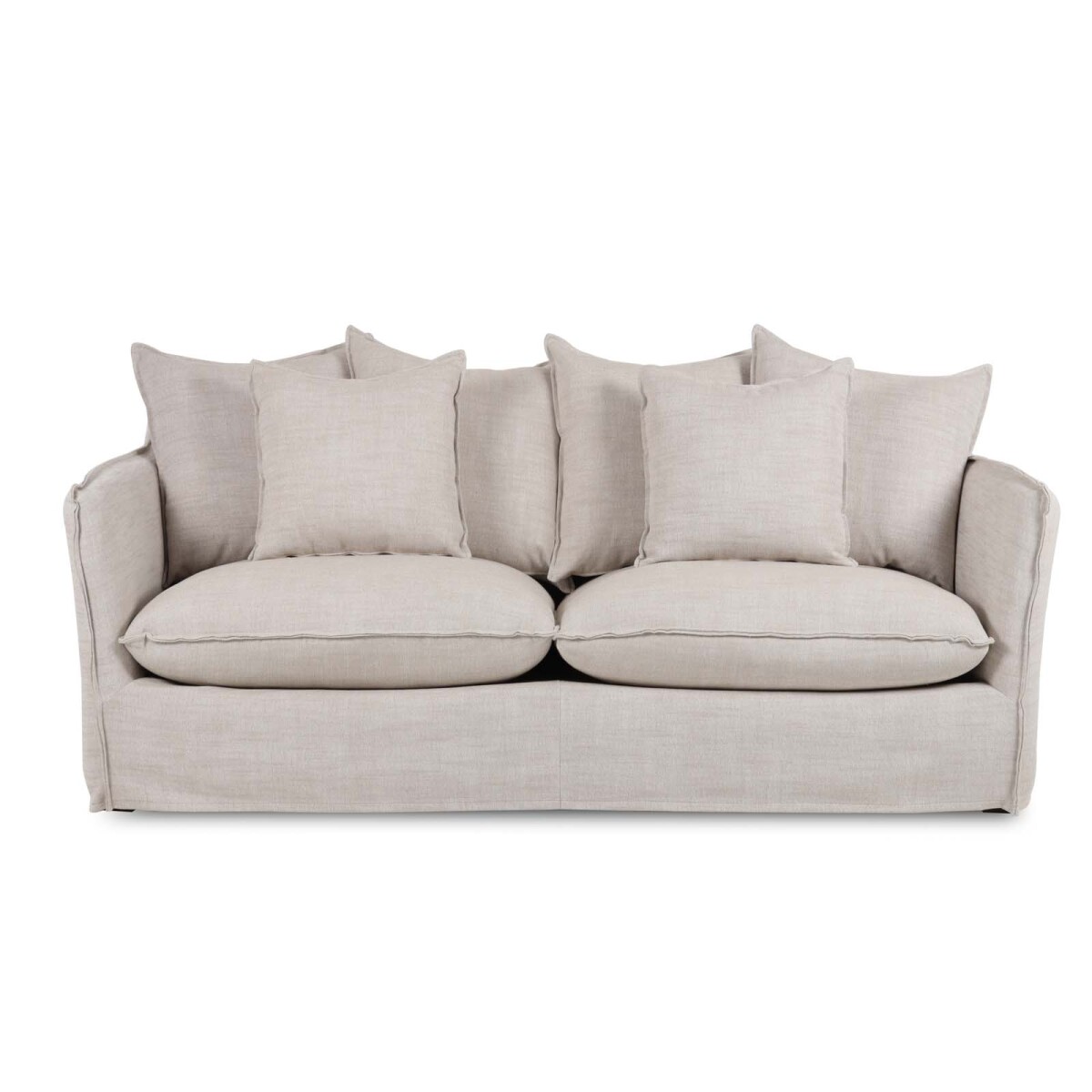 SOFÁ - 3 CUERPOS TELA-PREMIUM NATURAL-BEIGE BAHAMA NATURAL 