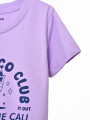 REMERA ESTAMPADA LILA