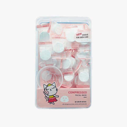 MÁSCARA FACIAL COMPRIMIDA ENVASADA EN CAJA (35PCS) MÁSCARA FACIAL COMPRIMIDA ENVASADA EN CAJA (35PCS)