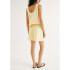 SHORTS FEM AMARELO CLARO