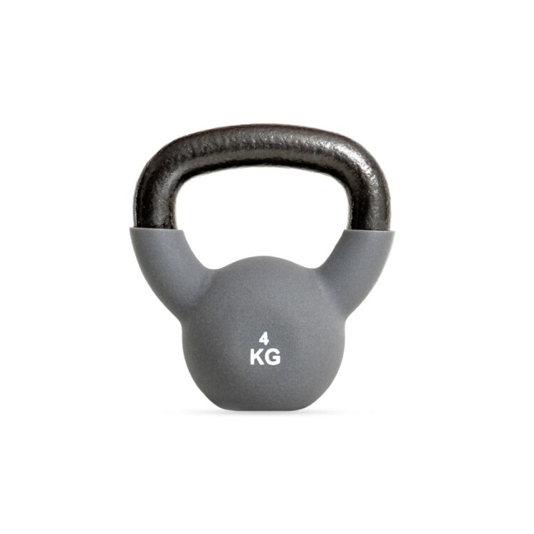 PESA RUSA HIERRO RECUBIERTA NEOPRENO 4KG NEGRO