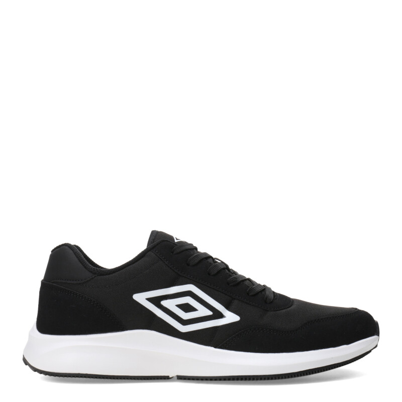 Championes de Hombre Umbro Volcan Negro - Blanco