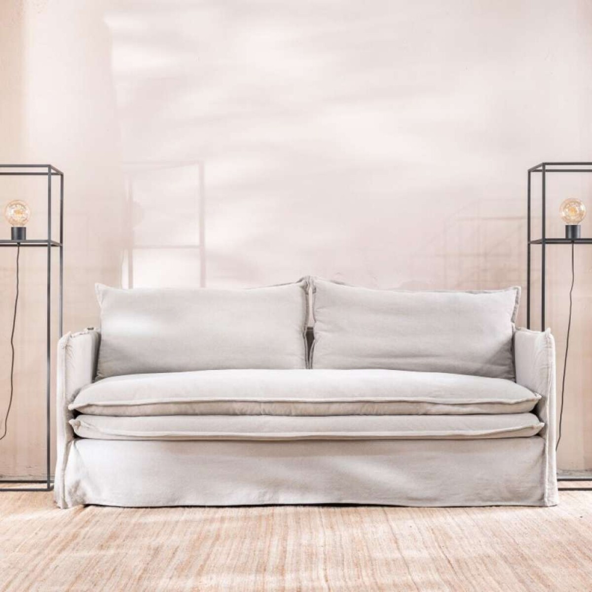 Sillón Manu 3 Cuerpos Gris 