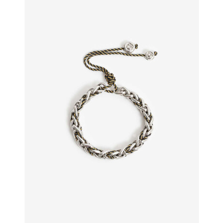 Pulseras Flexibles Cordon Plateado Rodio