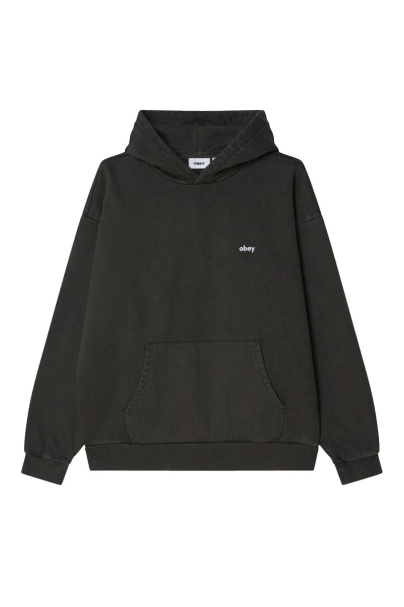 LOWERCASE PIGMENT HOOD Negro