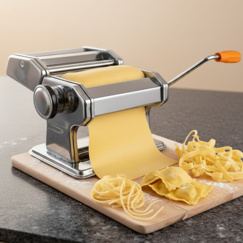 Máquina de pasta en acero inoxidable PLATEADO