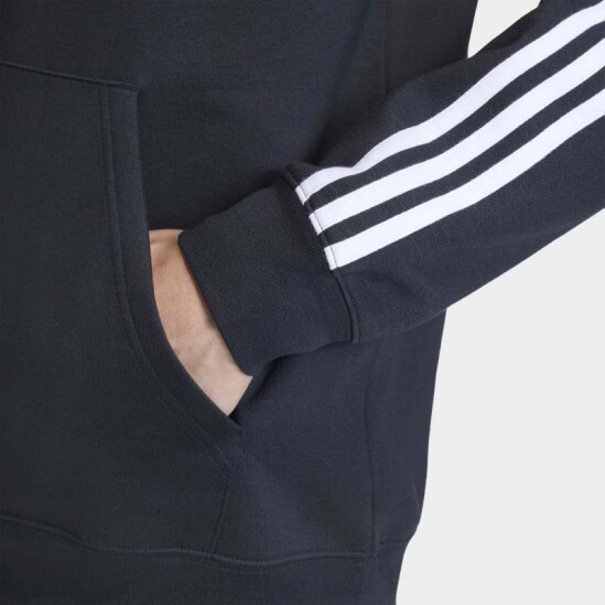 Canguro Adidas 3 Rayas Negro