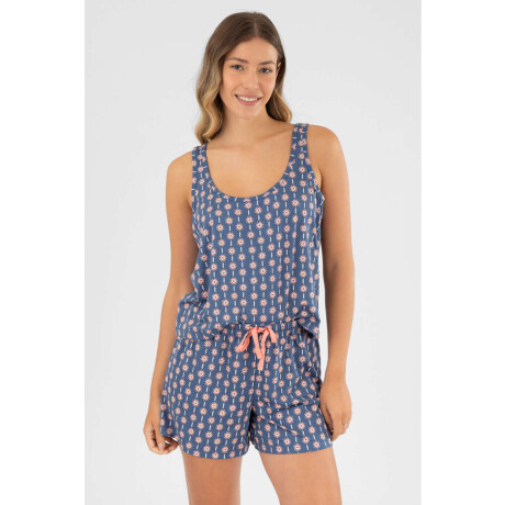 Style moca blue Azul