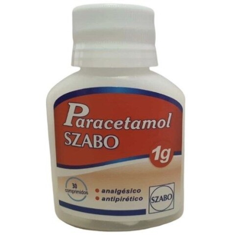 Paracetamol Szabo 1g 30 Comprimidos