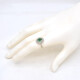 Anillo En Oro 18K, Esmeralda Y Brillantes Anillo En Oro 18K, Esmeralda Y Brillantes