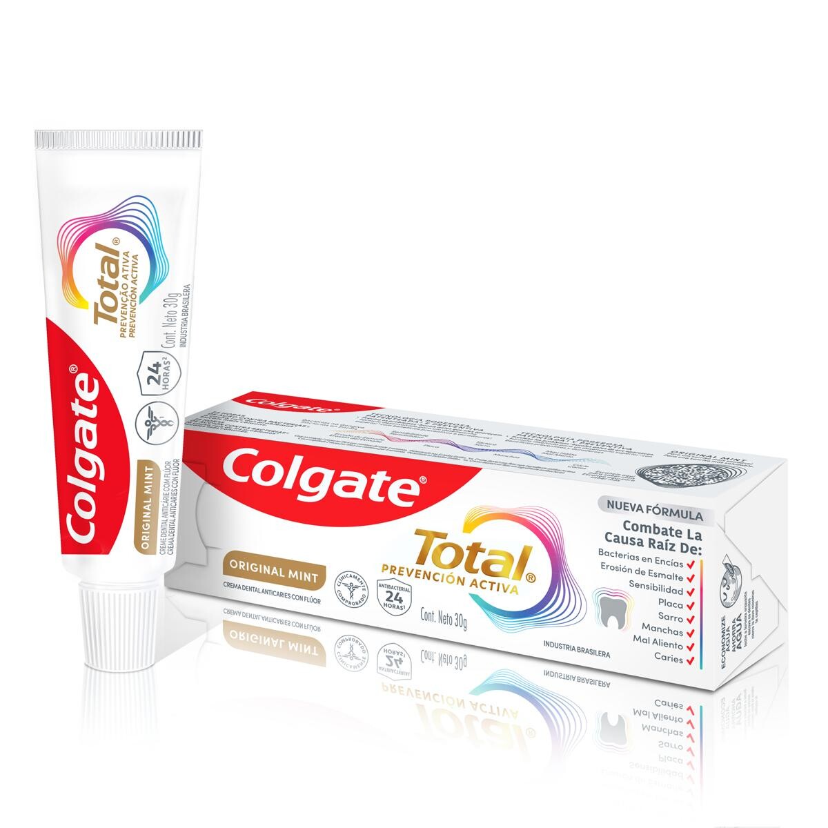 Pasta De Dientes Colgate Total Original Mint 30 Grs. 
