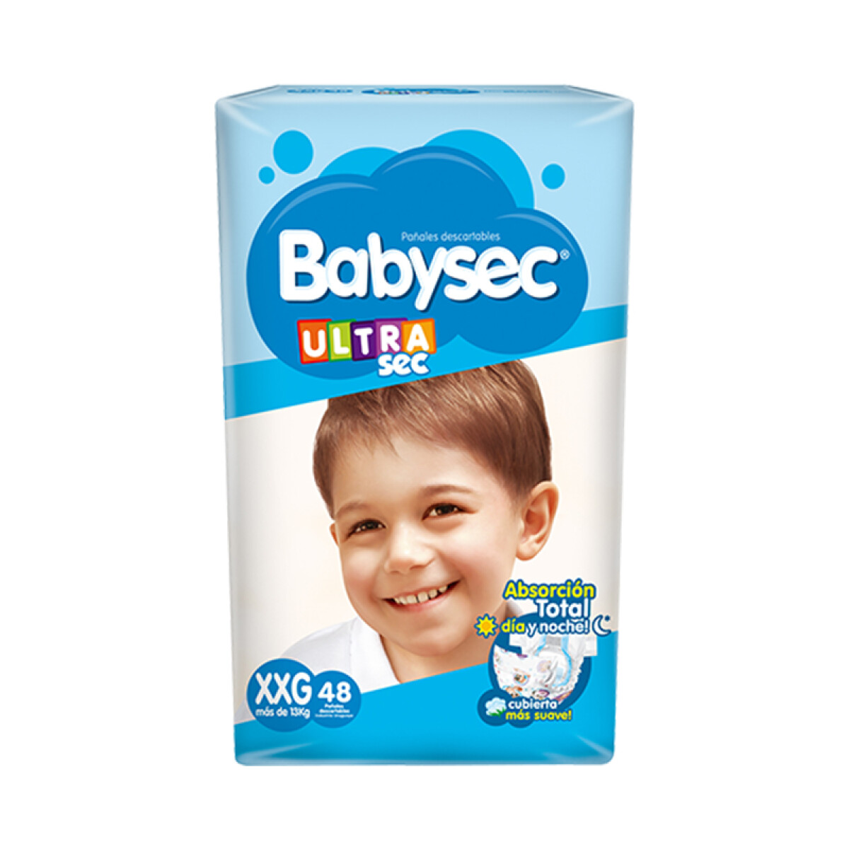 Pañales de Bebé BABYSEC Ultra Talle XXG x48 