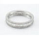 Anillo Sin Fin Oro Blanco 18K Y Brillantes Anillo Sin Fin Oro Blanco 18K Y Brillantes