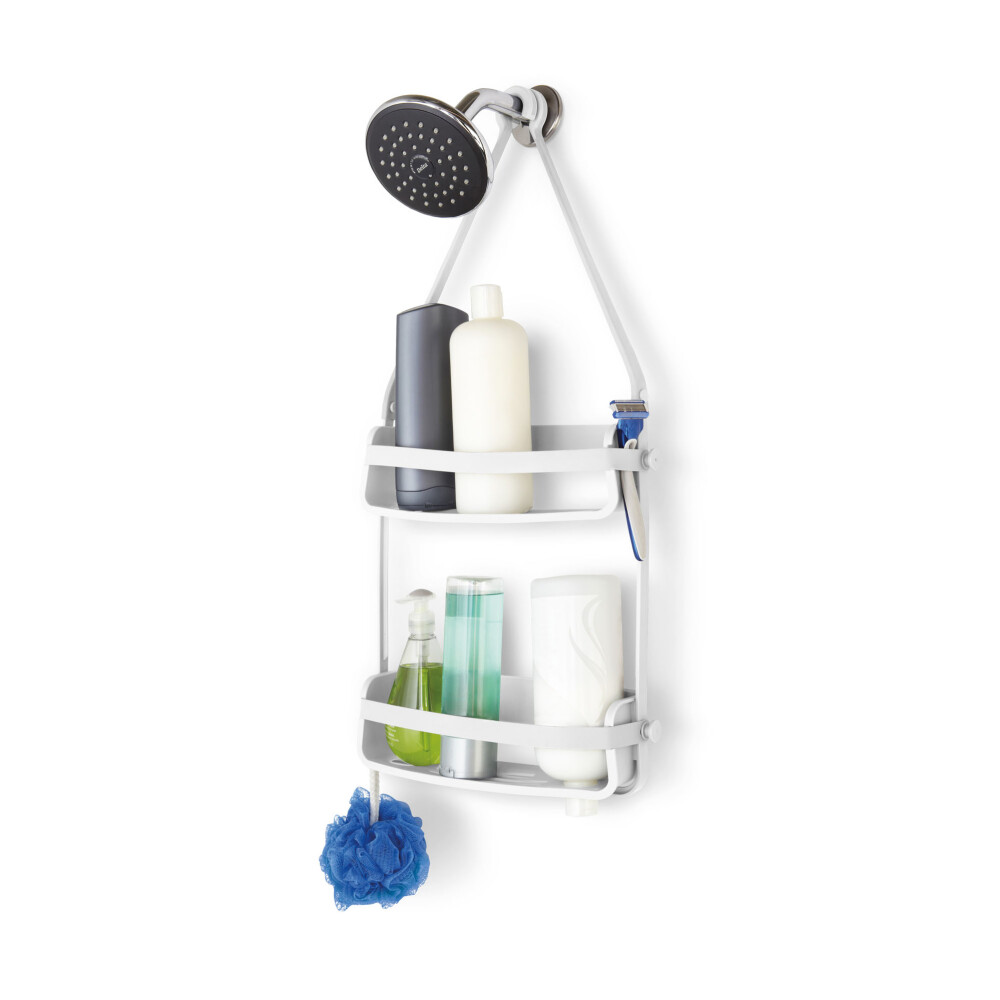 ORGANIZADOR DE DUCHA BLANCO POLIPROPILENO UMBRA FLEX
