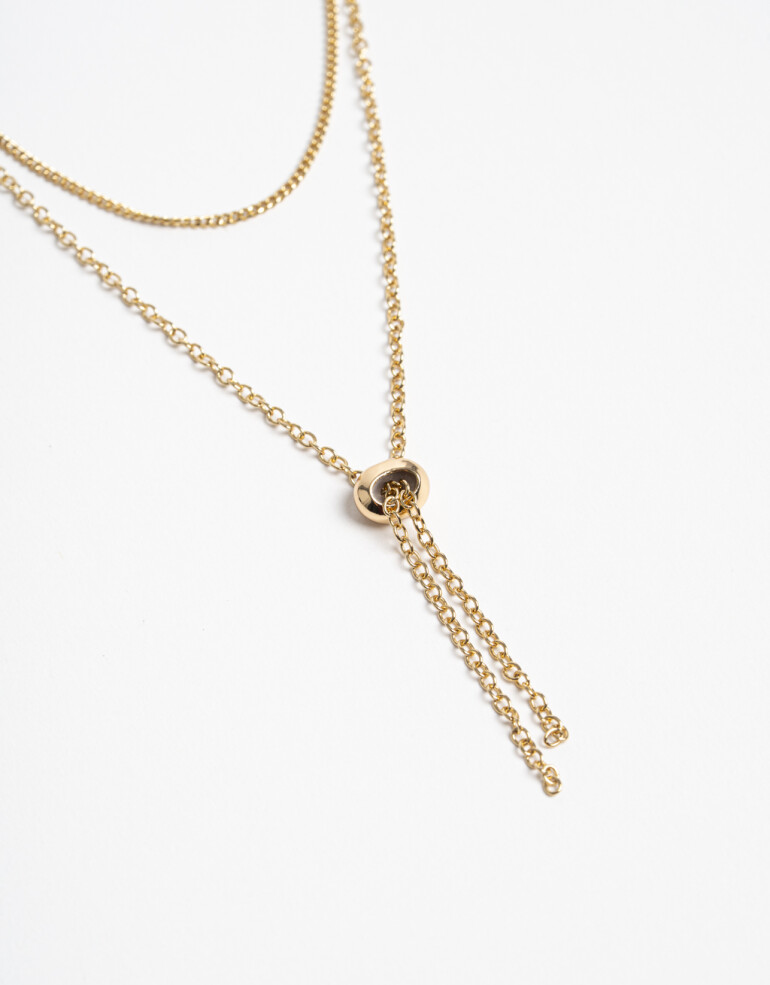 Collares Cortos Metal Collares Cortos Metal - Dorado