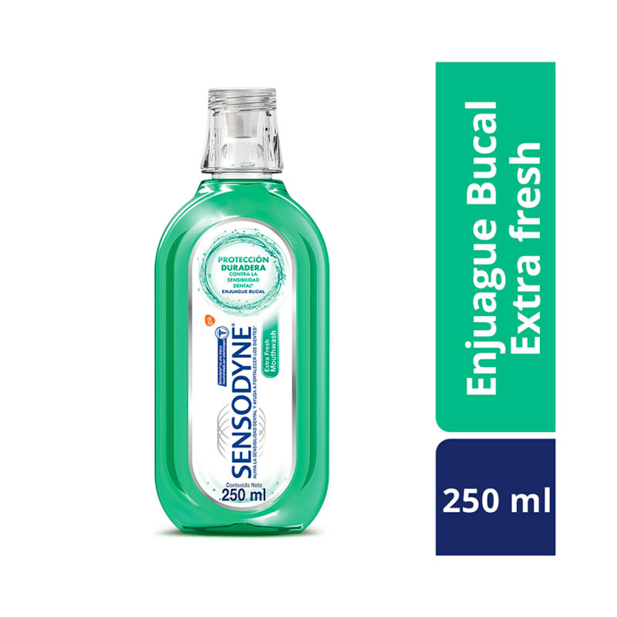 Enjuague Sensodyne Extra Fresh 250 ml – Protección Diaria para Dientes Sensibles