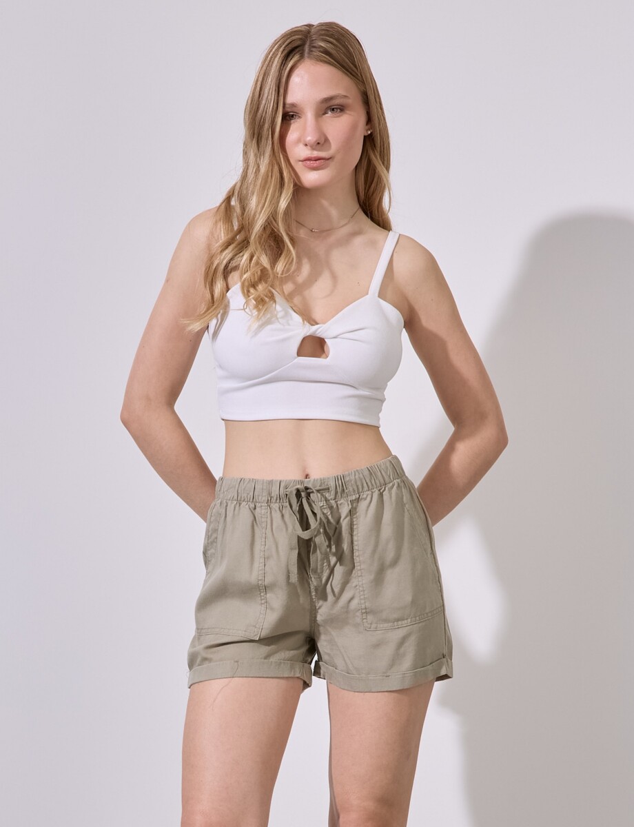 Short Tencel - Verde 