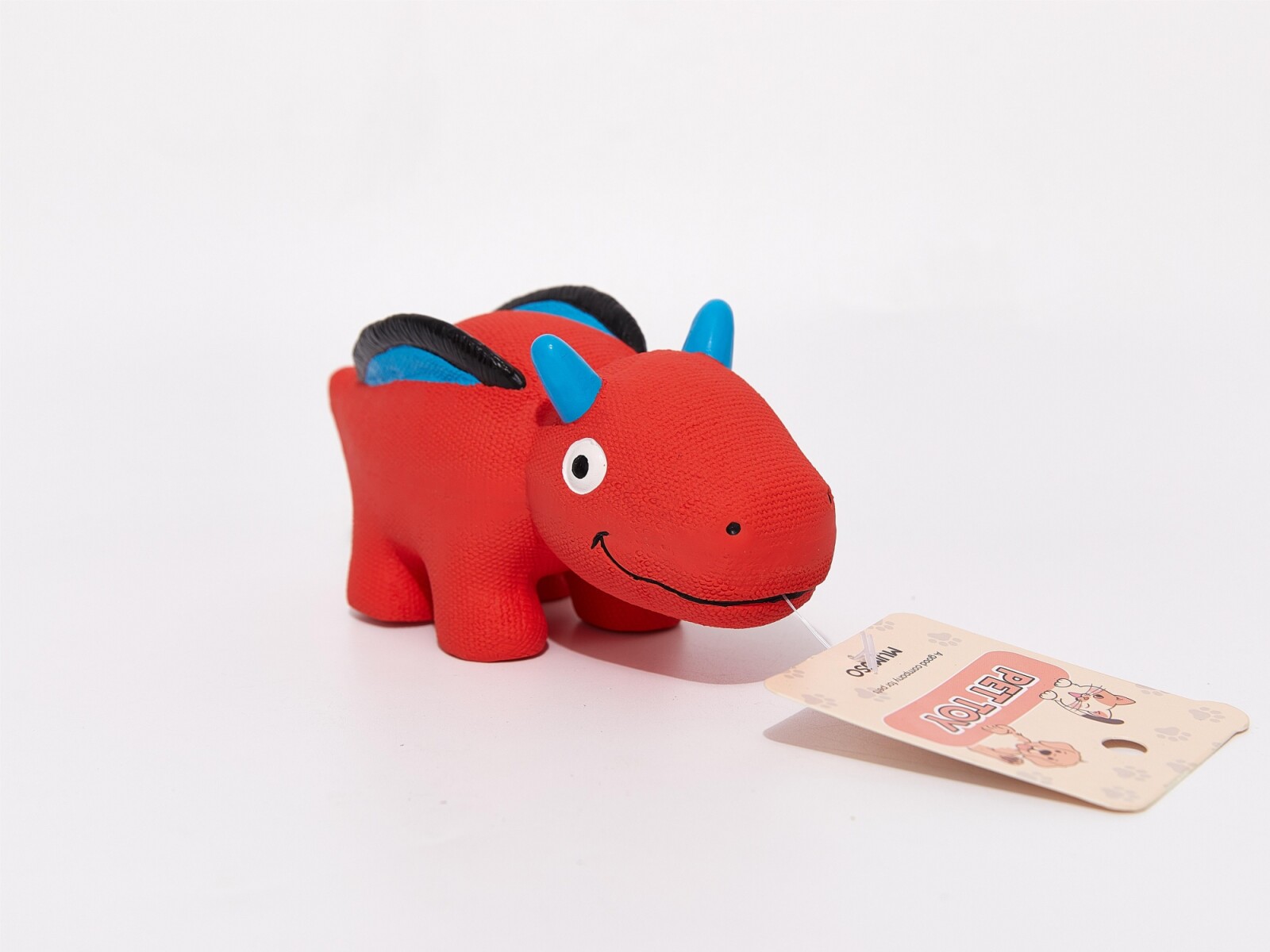 JUGUETE PARA PERROS (DINOSAURIO ROSADO) 