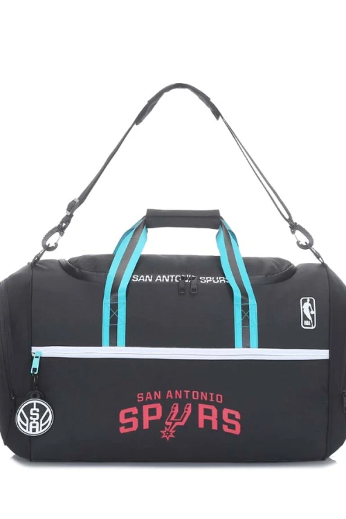 Bolso deportivo San Antonio Sprus - NBA Acqua y negro