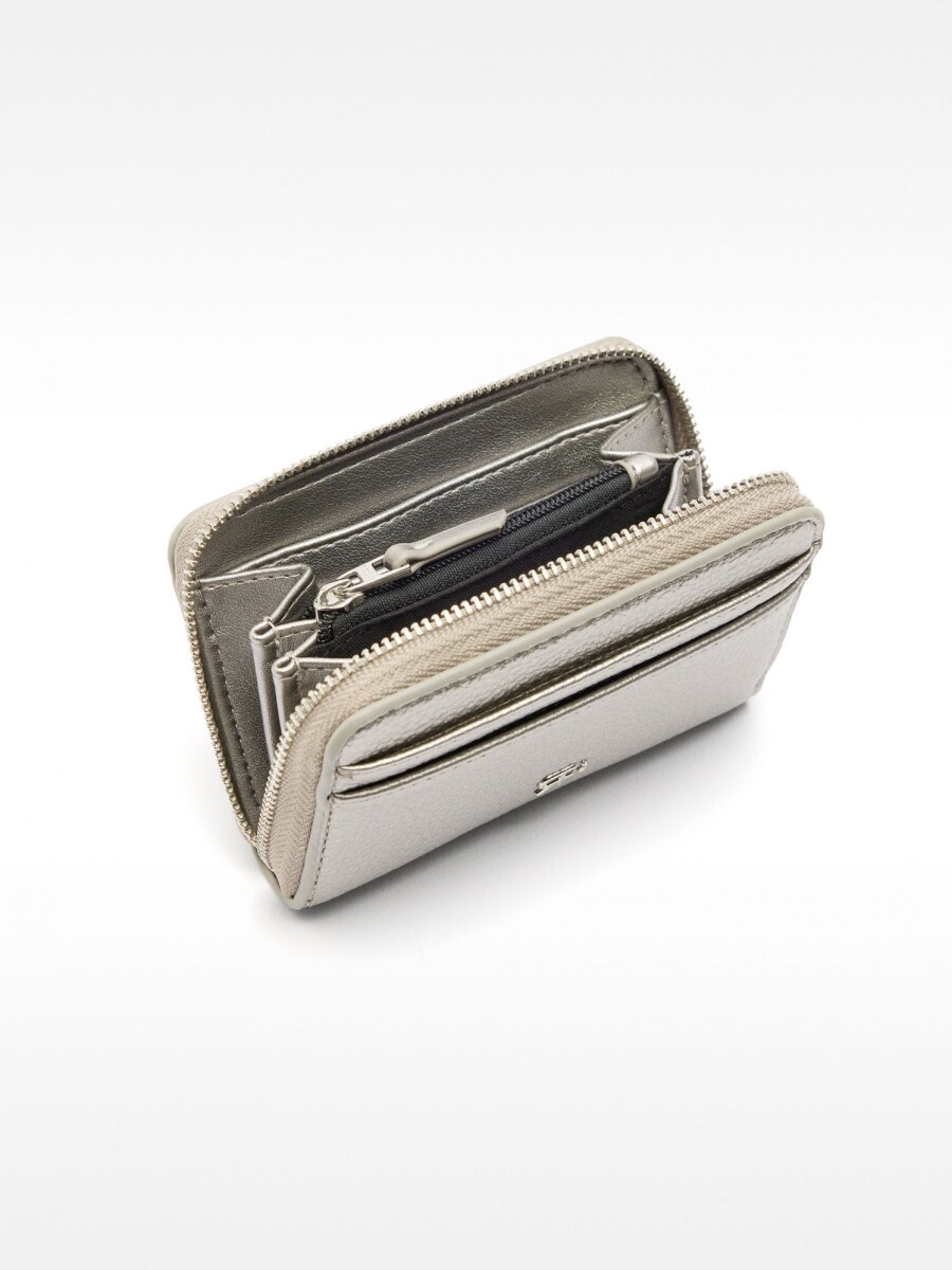 Cartera Básica plateado