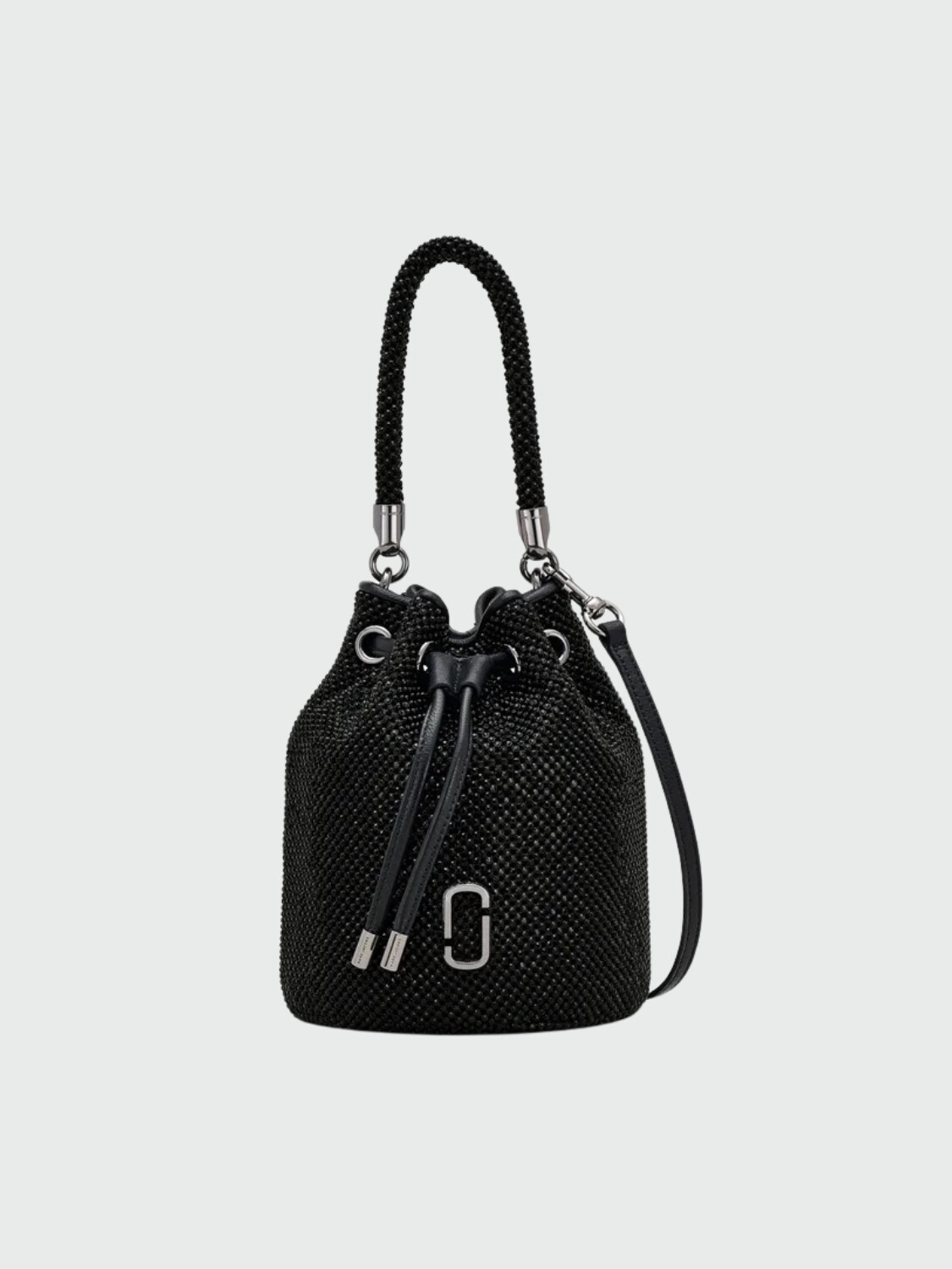 Marc Jacobs - Bolso bombonera metálico, The Mini Bucket Negro