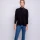 POLERA D.CASSIN NEVIS - NEGRO