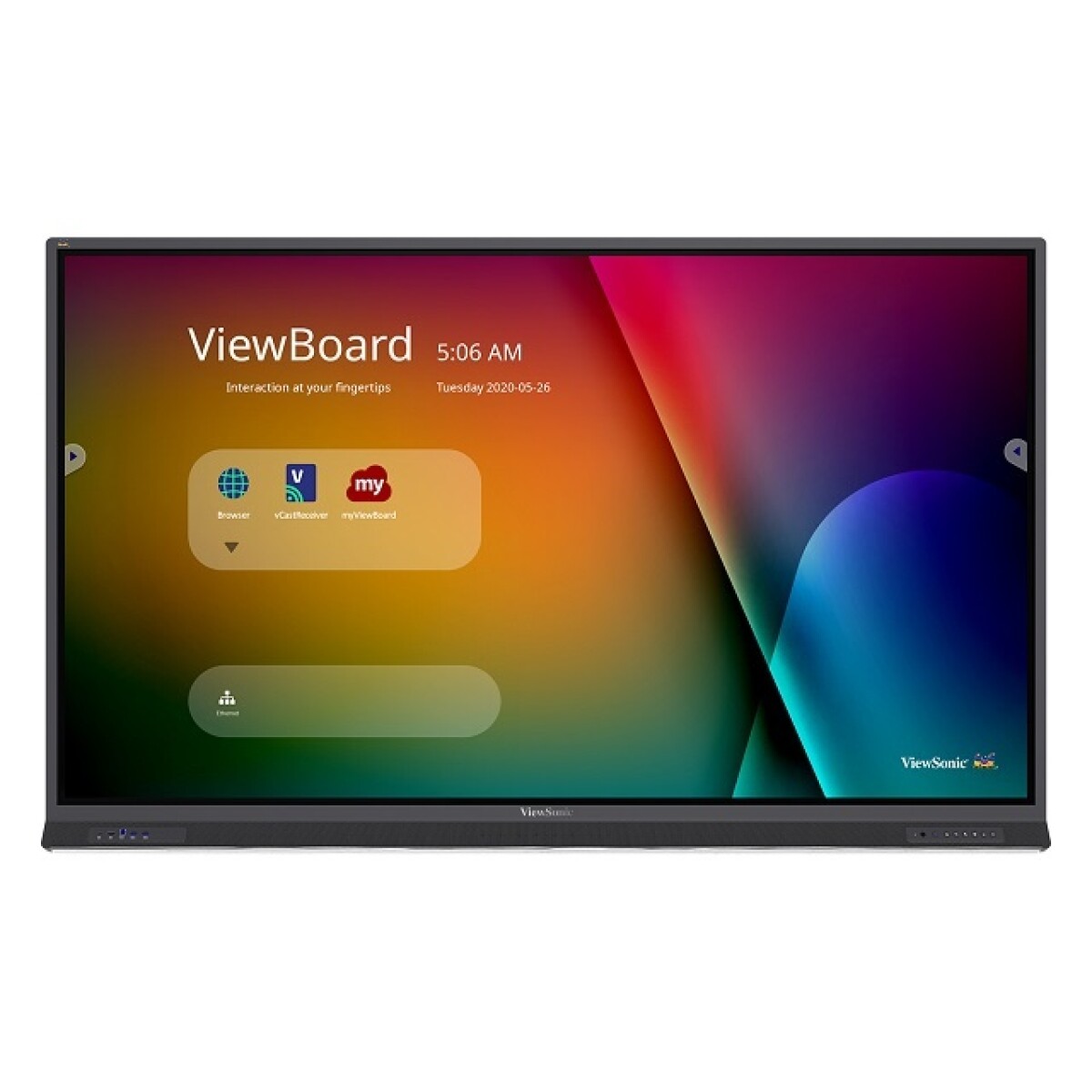 ViewSonic ViewBoard IFP8652 - 86" Clase diagonal (85.6" visible) pantalla LCD con retroiluminación LED - interactivo - 4K UHD (2 