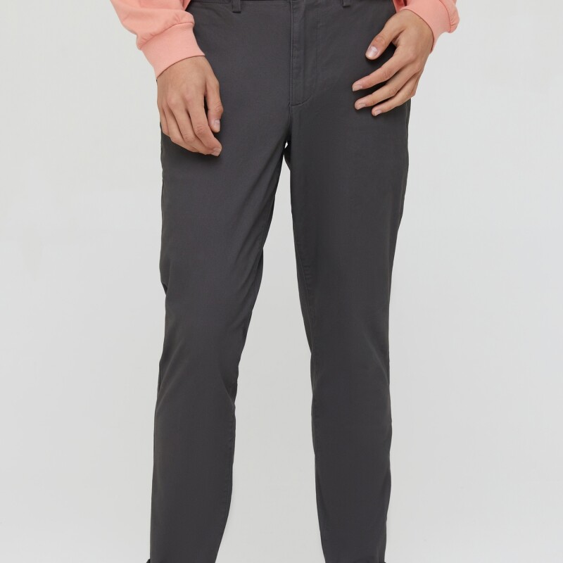 V-ESSENTIAL KHAKI SLIM FIT SOFT BLACK