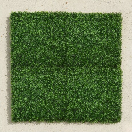Set x4 Panel artificial símil trébol 40x60 cm VERDE