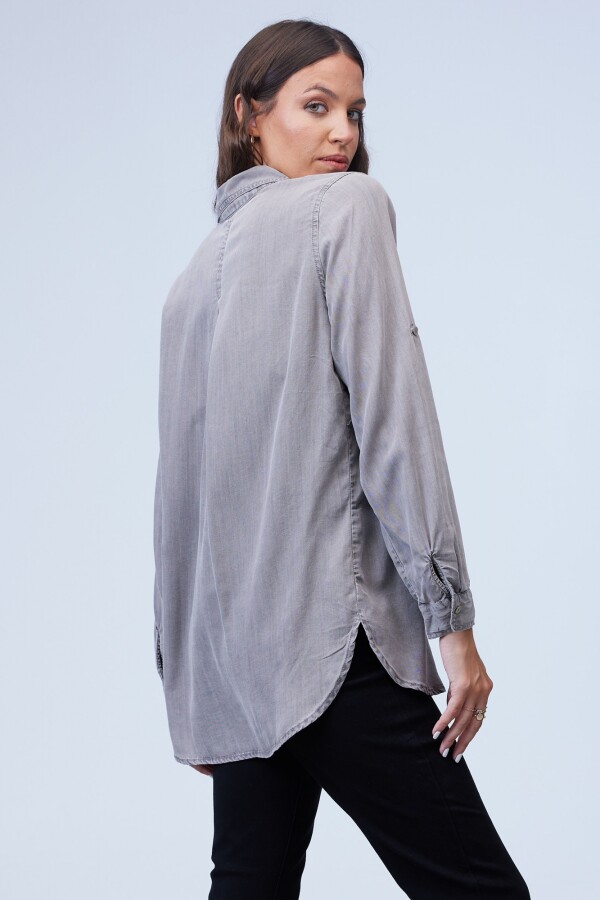 Camisa Tencel GRIS