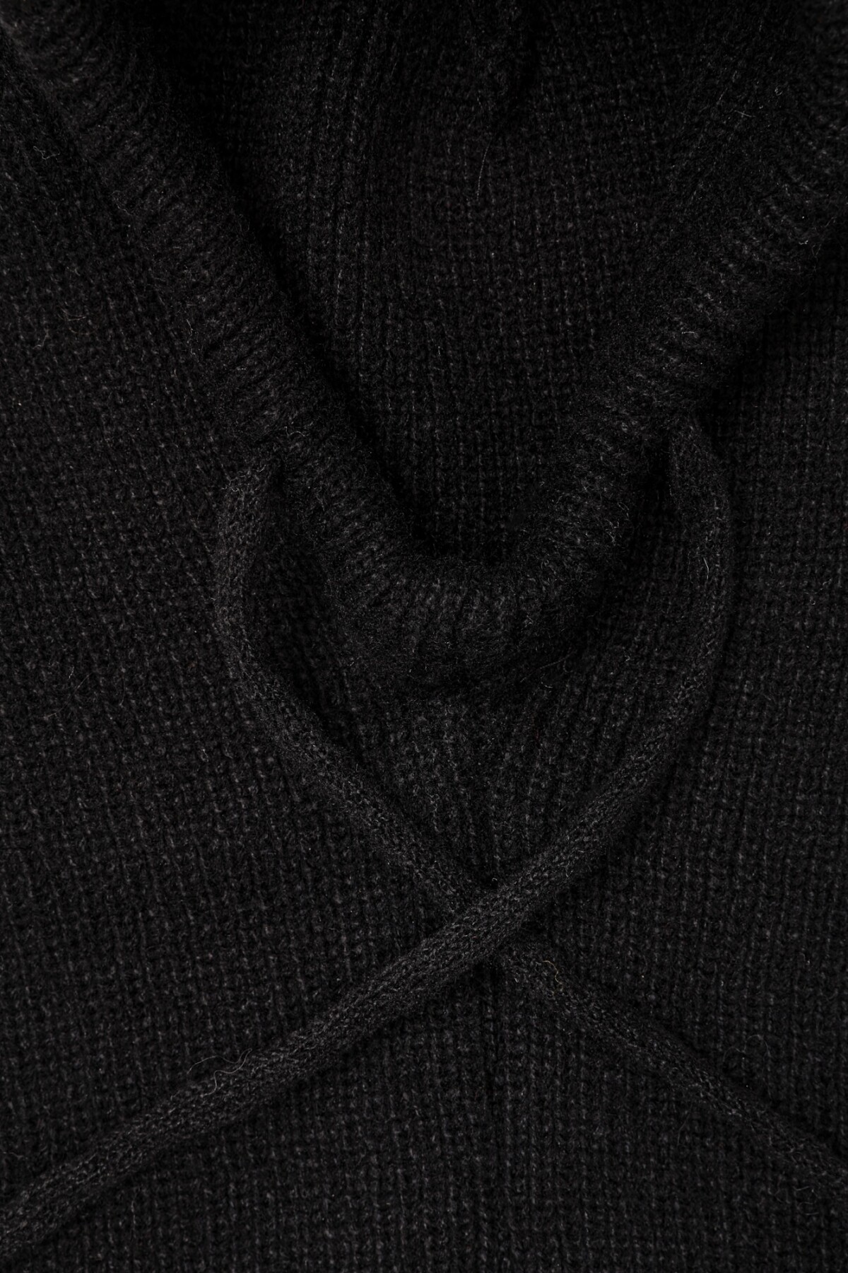 Balaclava Rib Negro