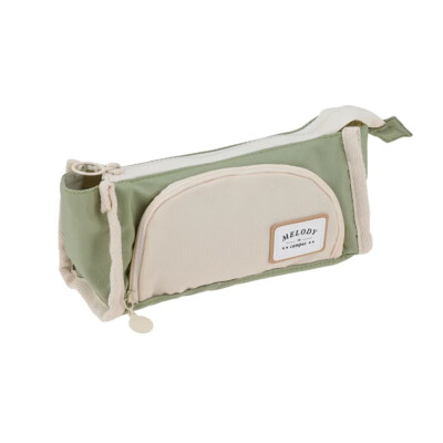 Cartuchera Campus Melody rectangular dos cierres con asa Cartuchera Campus Melody rectangular dos cierres con asa