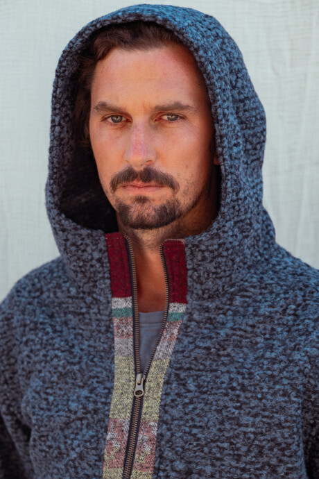 Buzo Pibe Vol2 Azul / Bordeaux