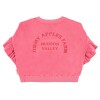 Buzo fucsia con volados Manzana 12 meses Piupiuchick Buzo Fucsia Con Volados Manzana 12 Meses Piupiuchick
