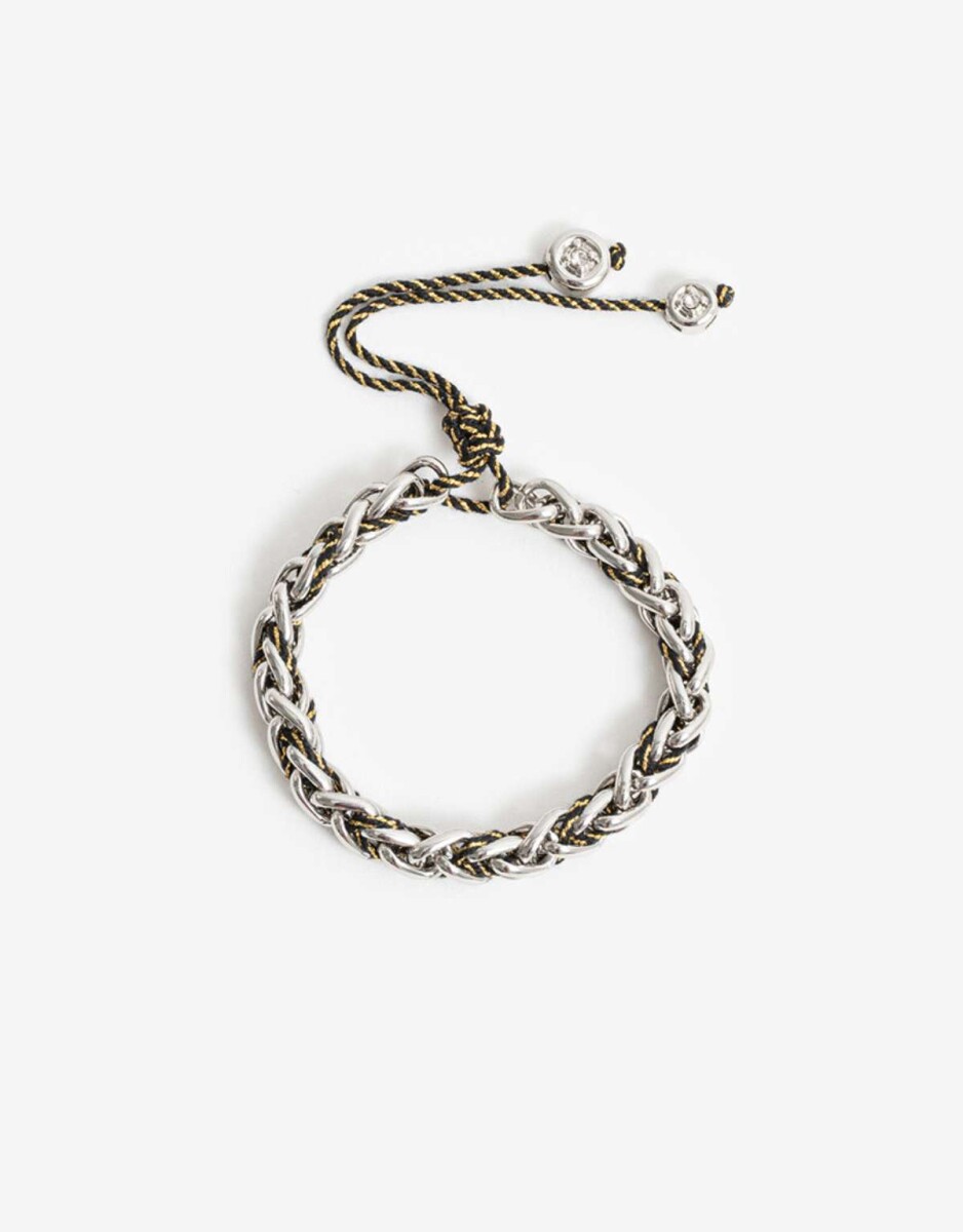 Pulseras Flexibles Cordon - Plateado Rodio 