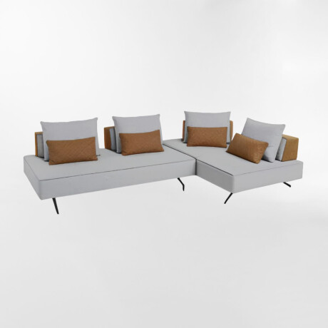 Sofá modular DOMINO Gris - UNICO