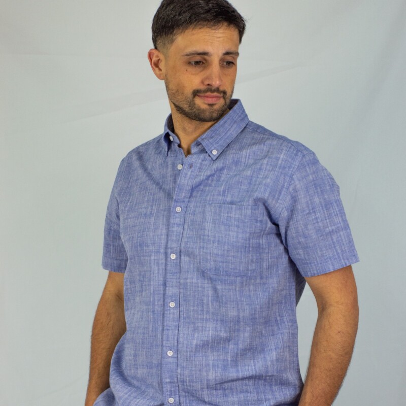 Camisa lino Malibú Navy