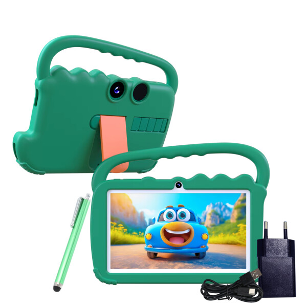 Tablet Infantil Kids 2+2gb Ram 32gb Con Lápiz VERDE
