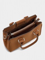 Bolso Tote De Textura Suave camel