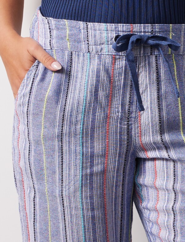 Capri Lino AZUL/MULTI