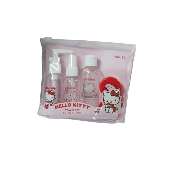Frascos de viaje Hello kitty 5pcs Frascos de viaje Hello kitty 5pcs