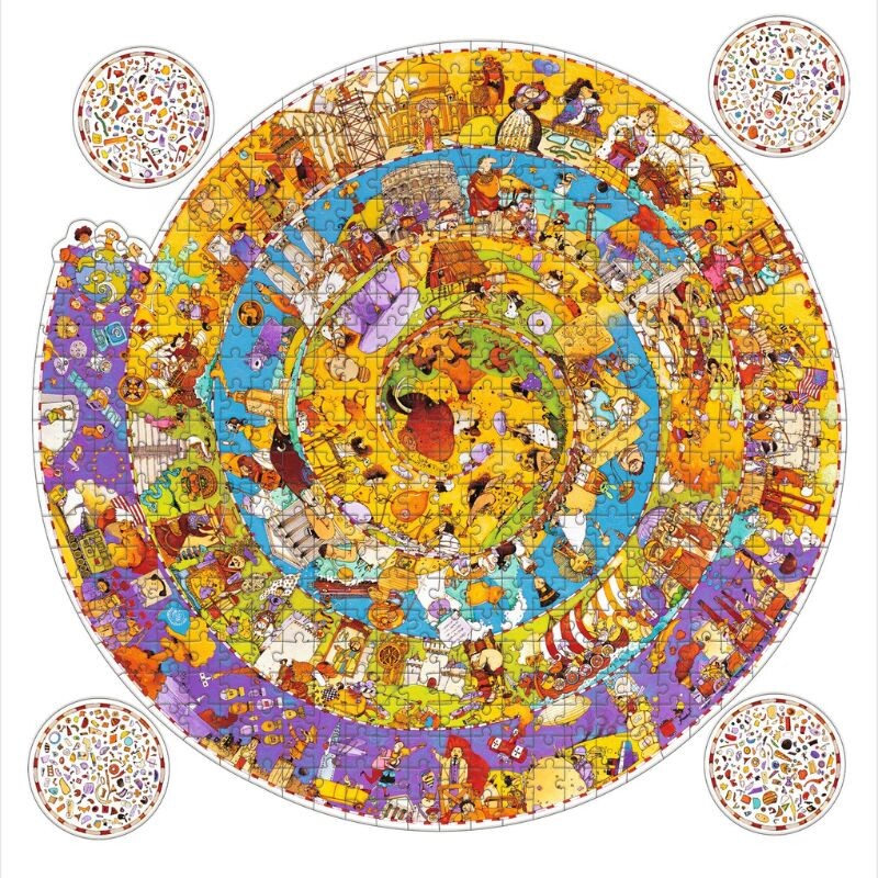 Puzzle observación Circula D:65 cm 350 Pcs 7+ Djeco - Historia Puzzle Observación Circula D:65 Cm 350 Pcs 7+ Djeco - Historia