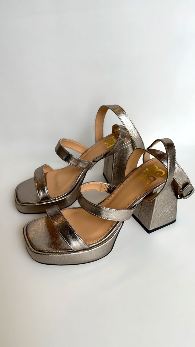Sandalia Vienna - Plateada 