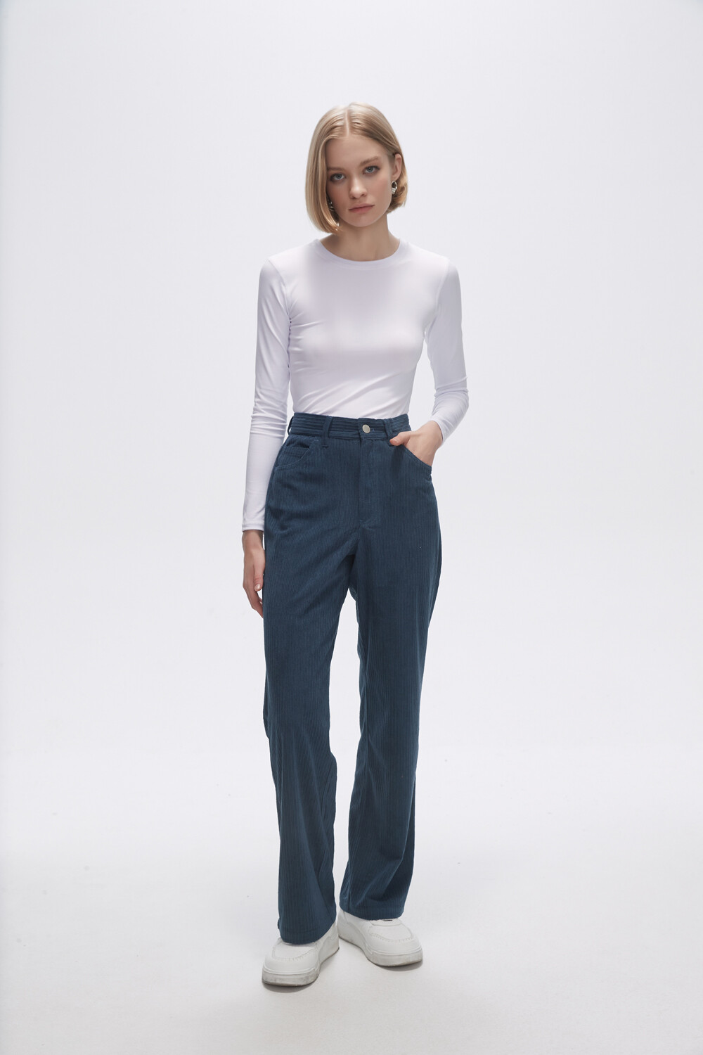 Pantalon Tesiyo Azul Piedra