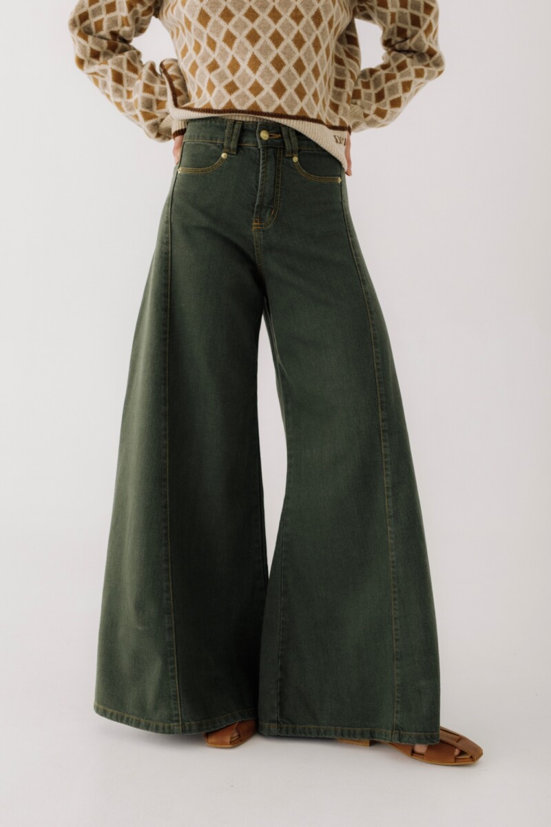 JEAN WIDE XL - Verde Pre Venta 