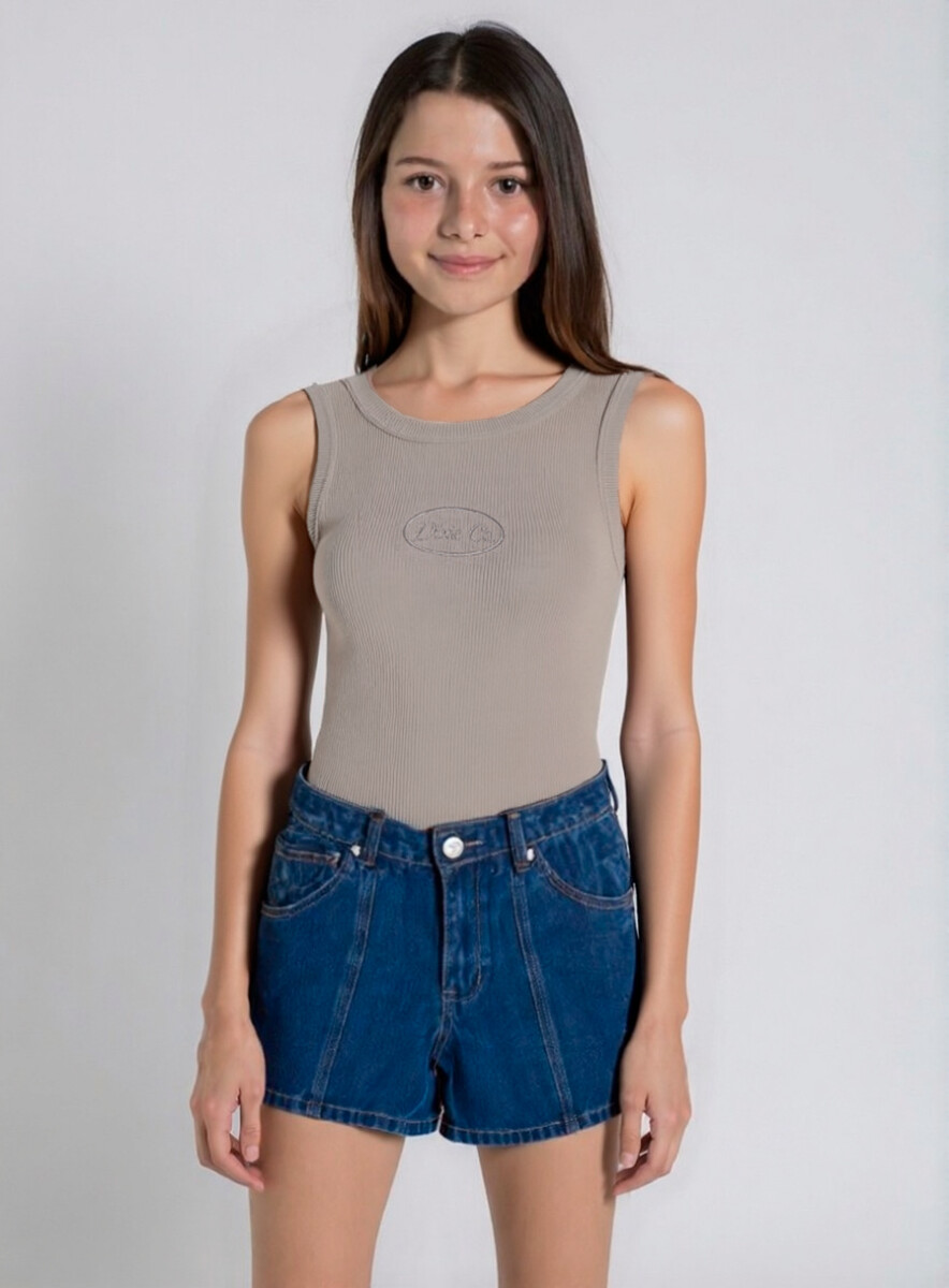 TOP LOREY TEEN DIXIE - Gris Claro 