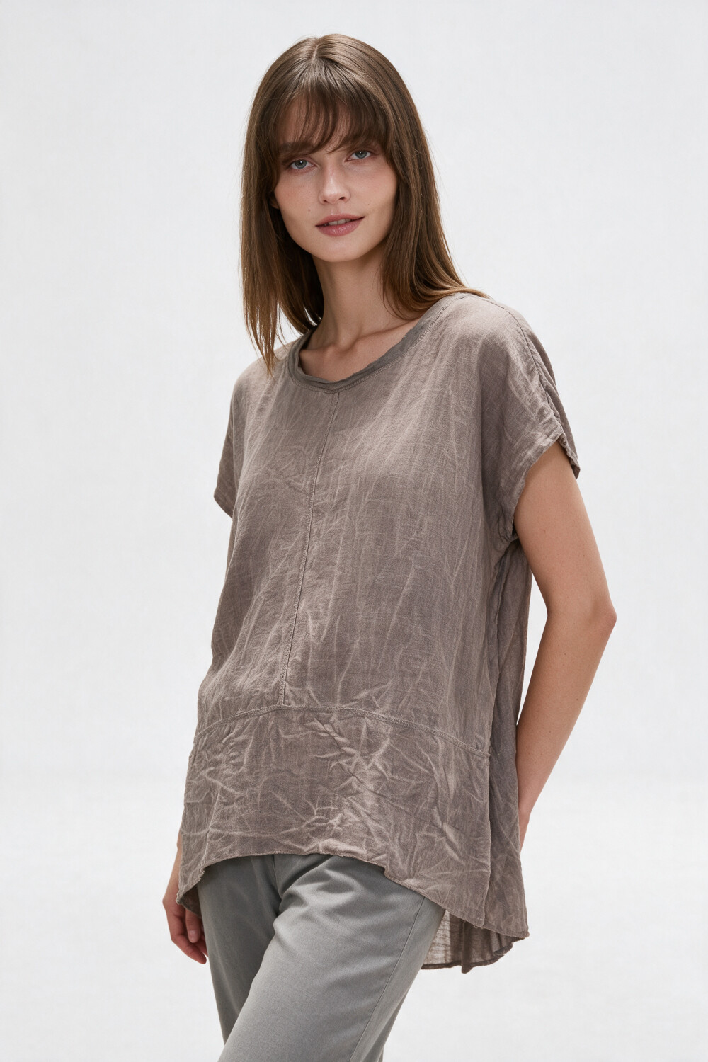 Blusa Marixa Taupe Claro