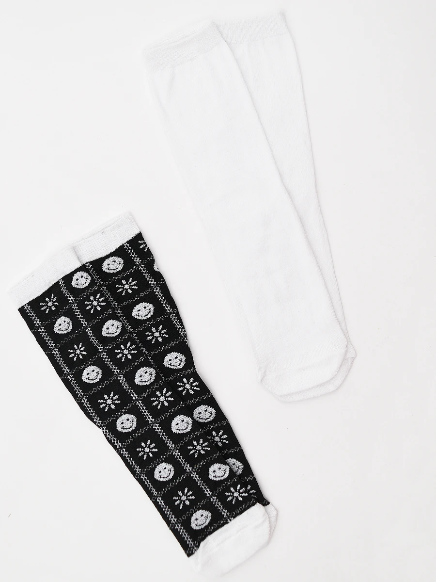 PACK X 2 MEDIAS 70'S - NEGRO 