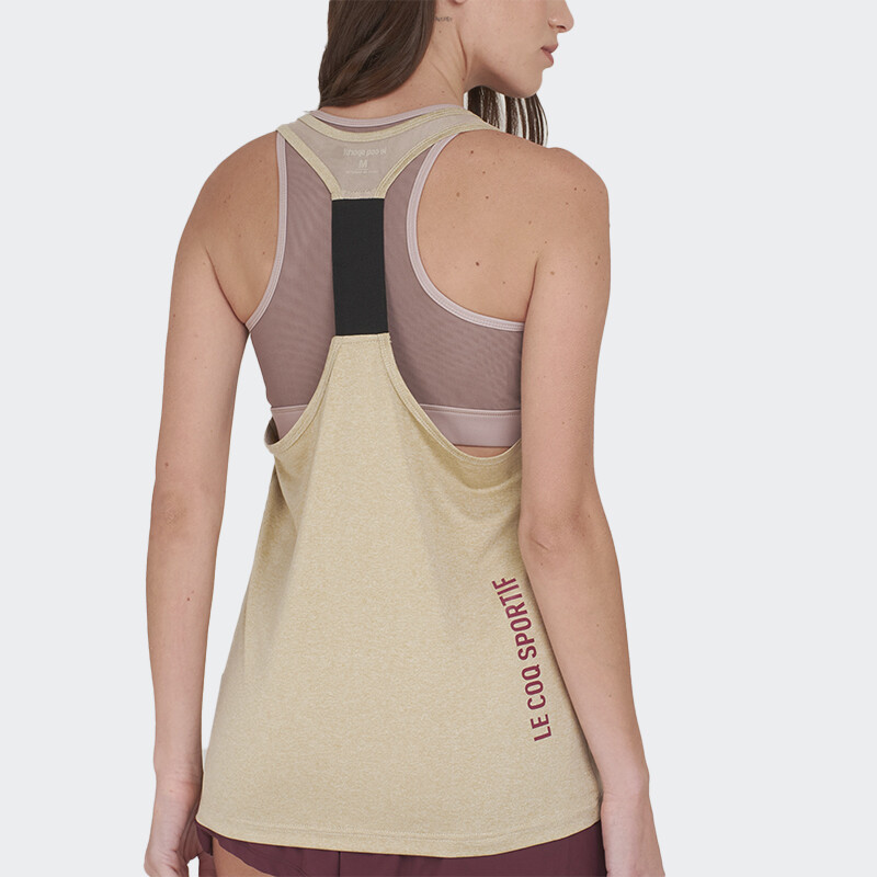 Musculosa Le Coq Sportif Sporty Training Beige